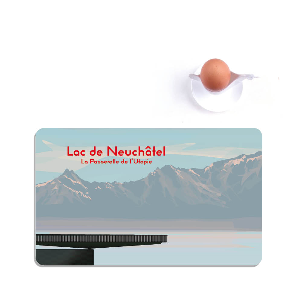 s.wert Frühstücksbrett Lac de Neuchatel