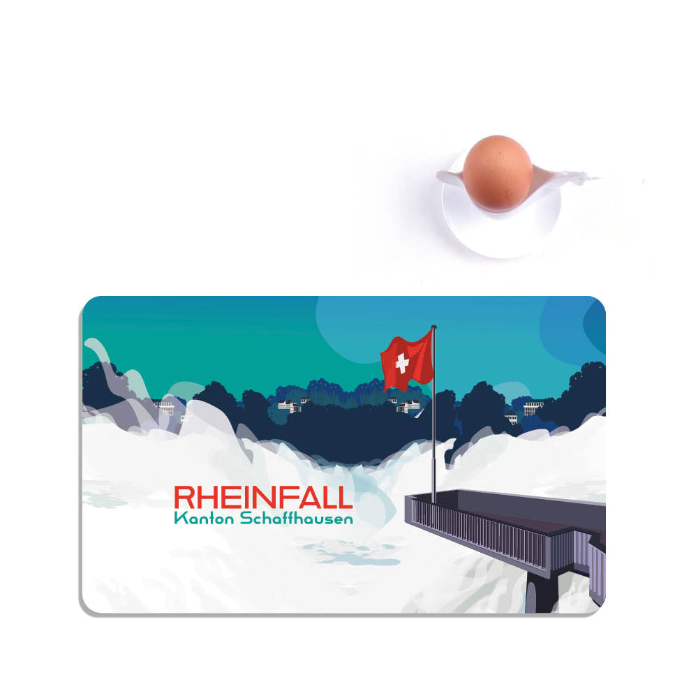 s.wert Frühstücksbrett Schaffhausen Rheinfall