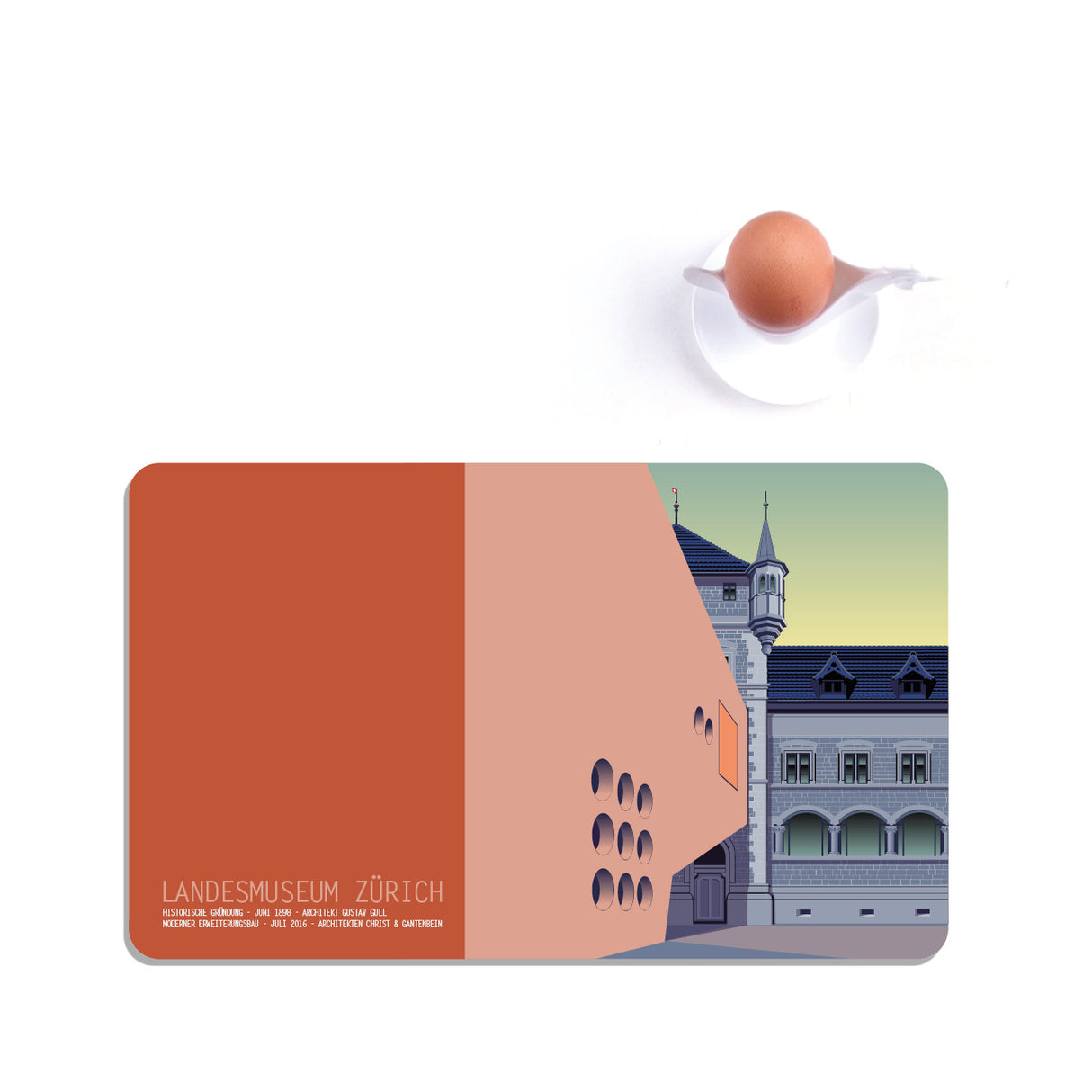 s.wert Frühstücksbrett Zürich Landesmuseum