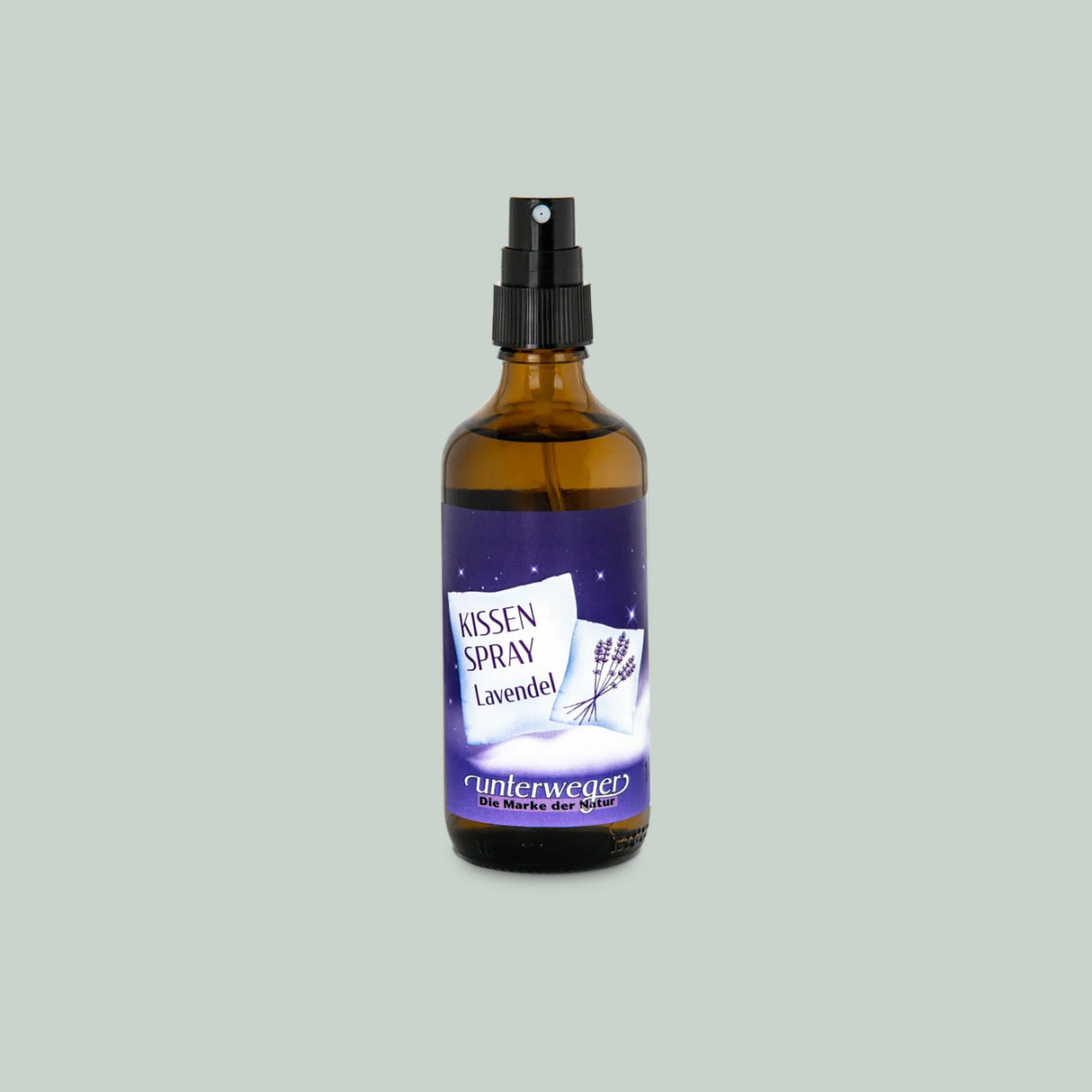 Lavendel Kissenspray Unterweger – 100% Lavendel Hydrolat für Entspannung & erholsamen Schlaf