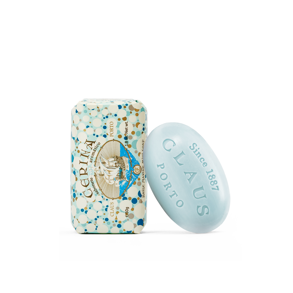 Claus Porto CERINA MARINE Mini Seife, 50 g
