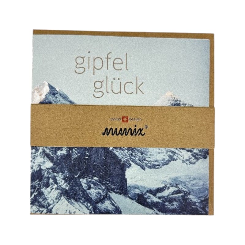 mumix Faltkarte "gipfelglück"