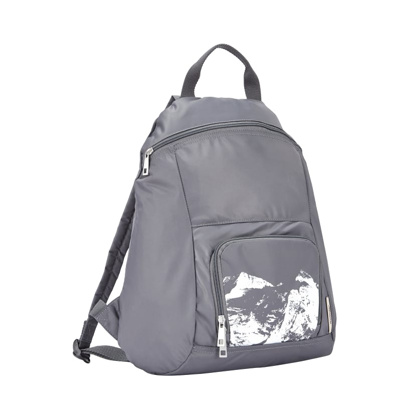 mumix Rucksack Ueli recycled Nylon grau Berge