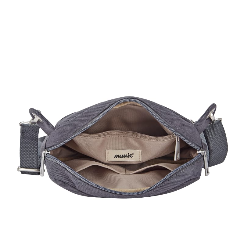 mumix Umhängetasche Anna grau Berge