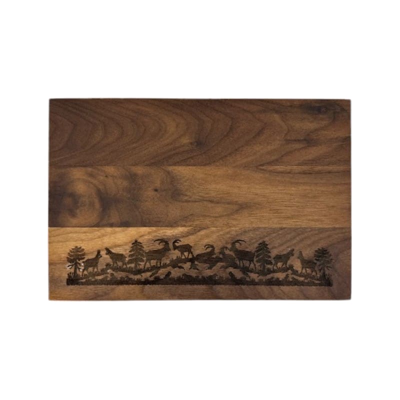 mumix Schneidebrett, Nussbaum, 40 x 25 cm