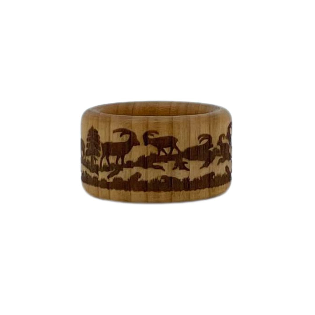 mumix Serviettenringe mit Scherenschnitt