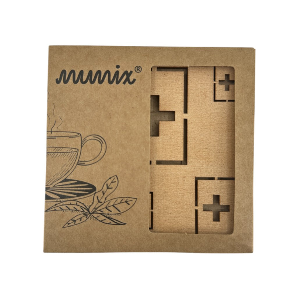 mumix Untersetzer aus Holz Schweizerkreuz