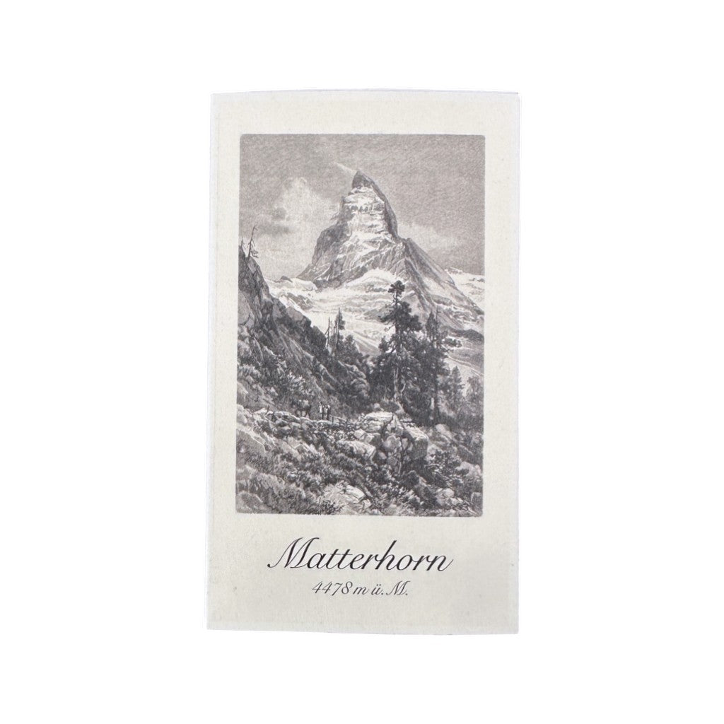 mumix Streichholzschachtel Nostalgie Matterhorn