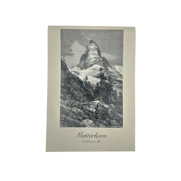 mumix Notizblock A5 Nostalgie Matterhorn