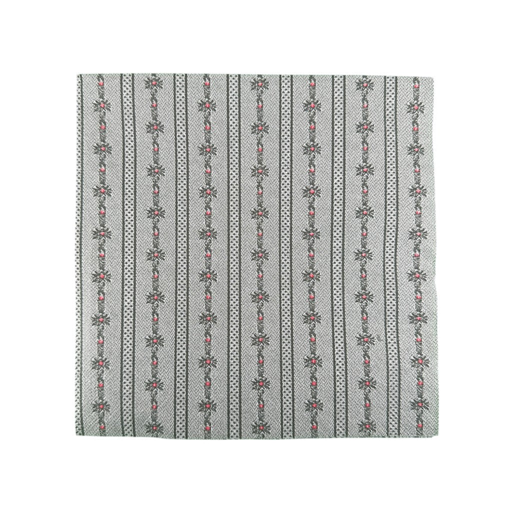 mumix Serviette Edelweiss grau 33x33, Papier