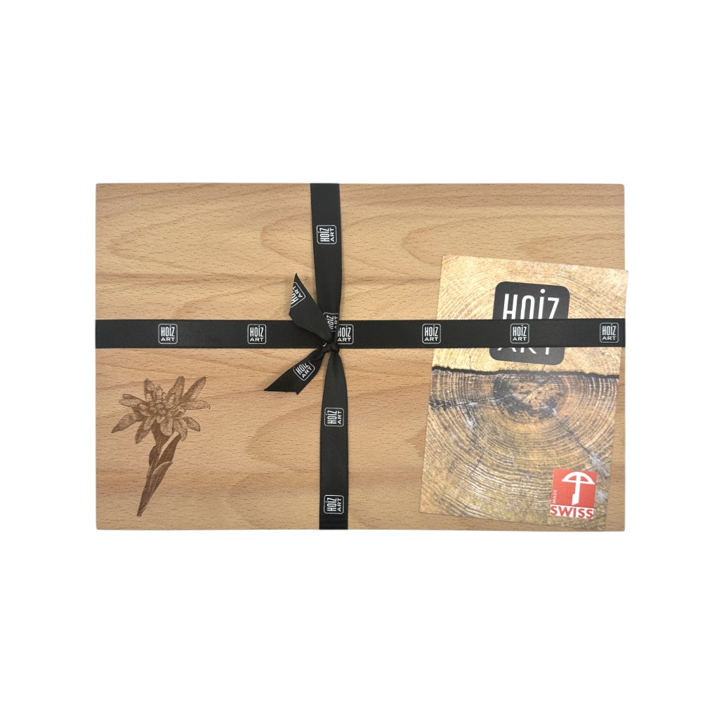 mumix Schneidebrett Edelweiss, Buche, 30x20 cm