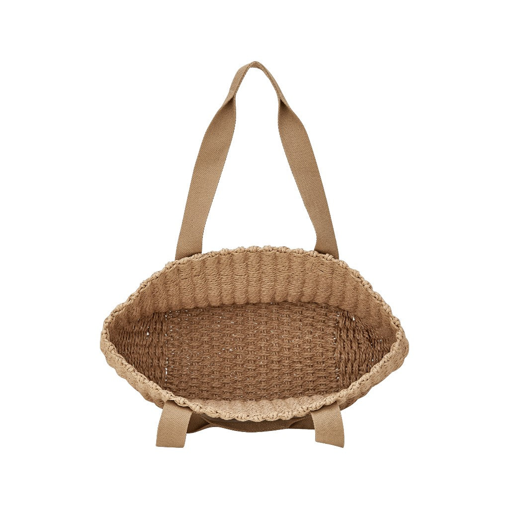 Tasche handgeknüpft aus Papier