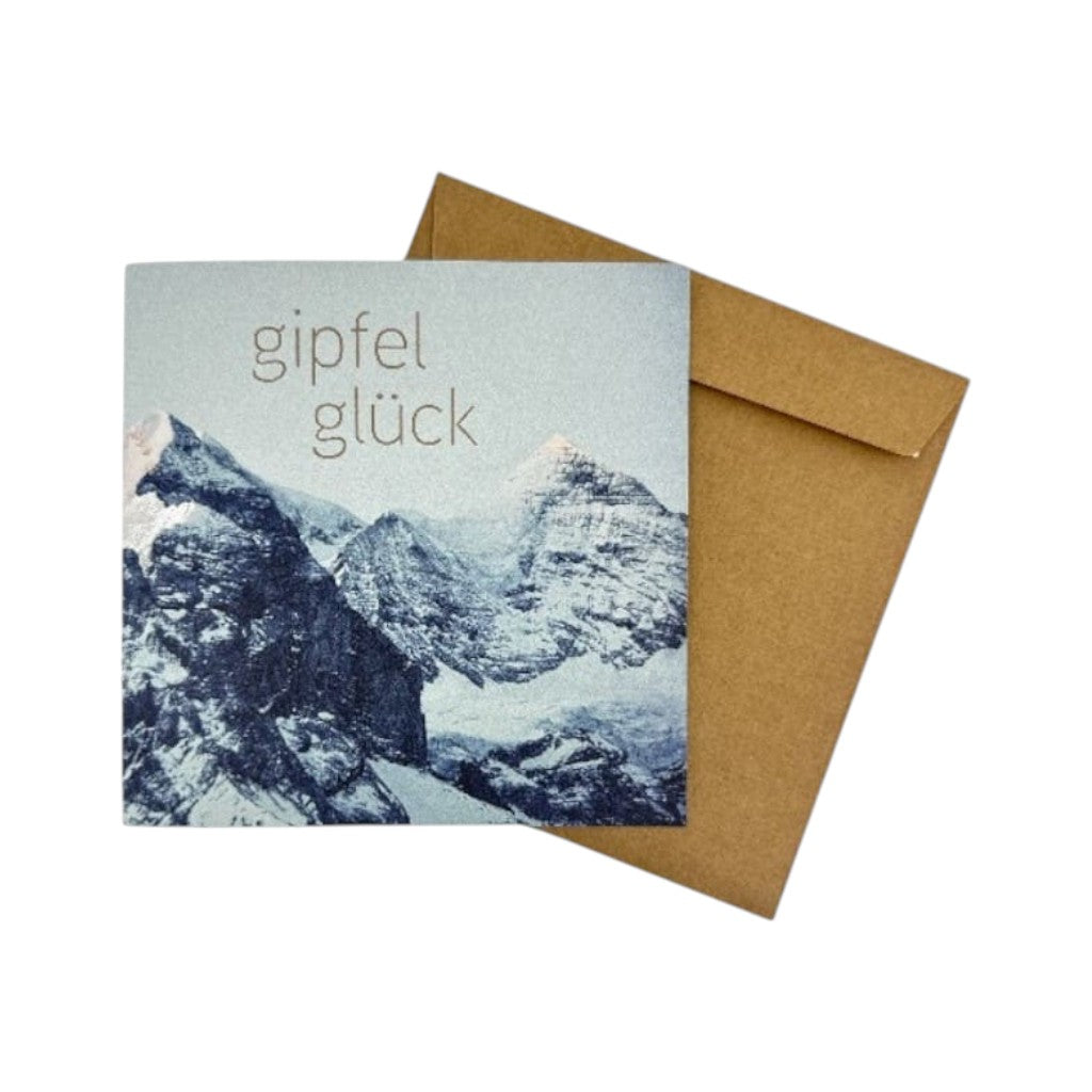 mumix Faltkarte "gipfelglück" mit Couvert