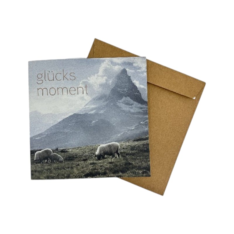 mumix Faltkarte "glücksmoment" mit Couvert