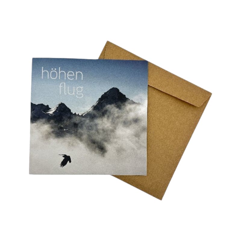 mumix Faltkarte "höhenflug" mit Couvert