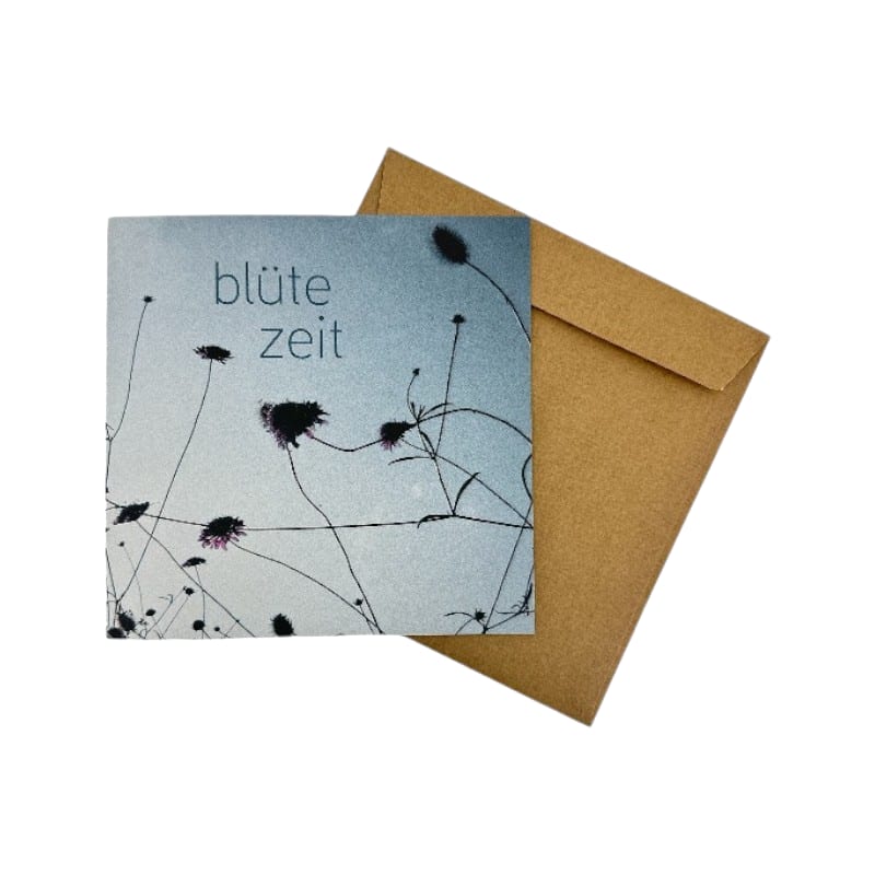 mumix Faltkarte "blütezeit" mit Couvert