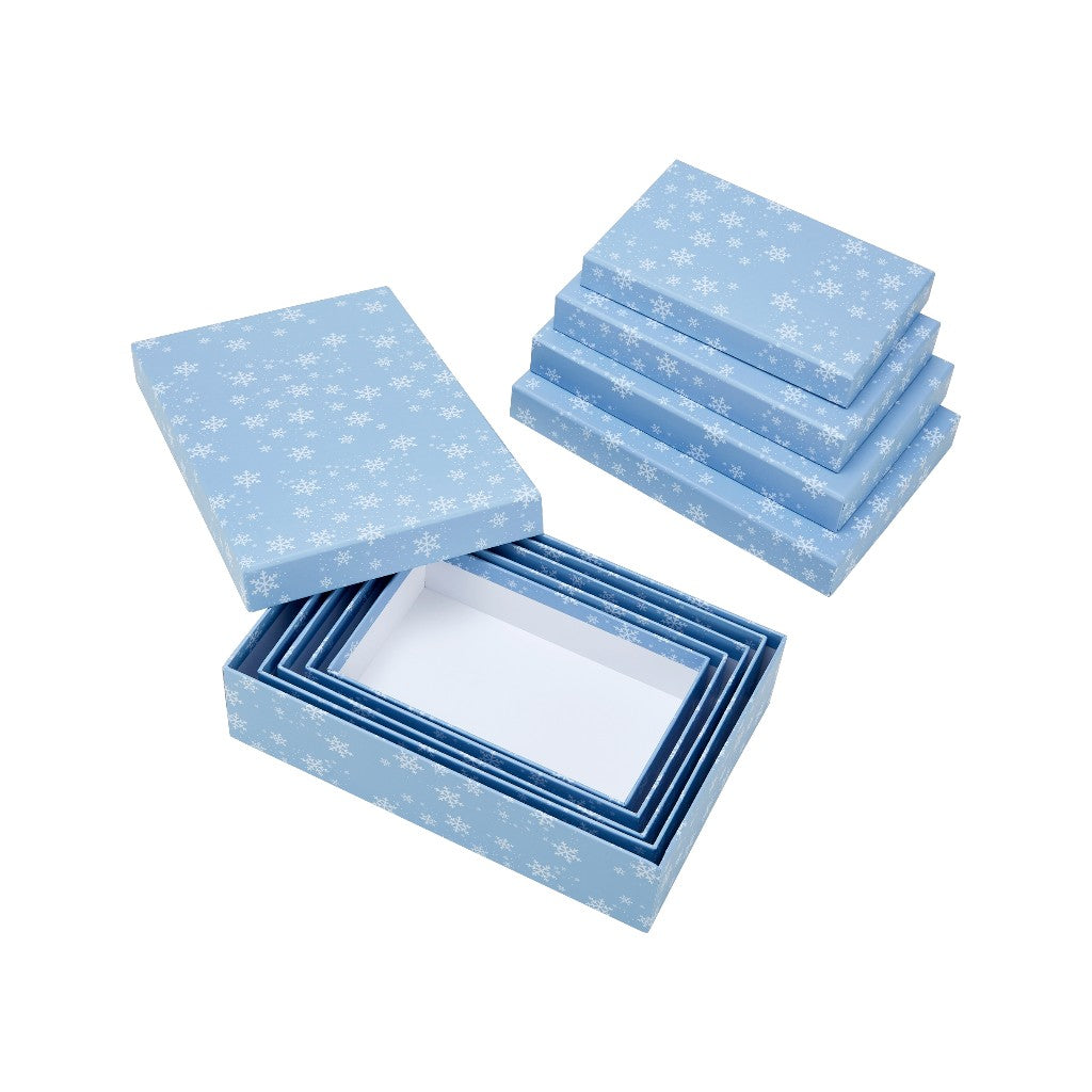 Set Schneeflocken Boxen