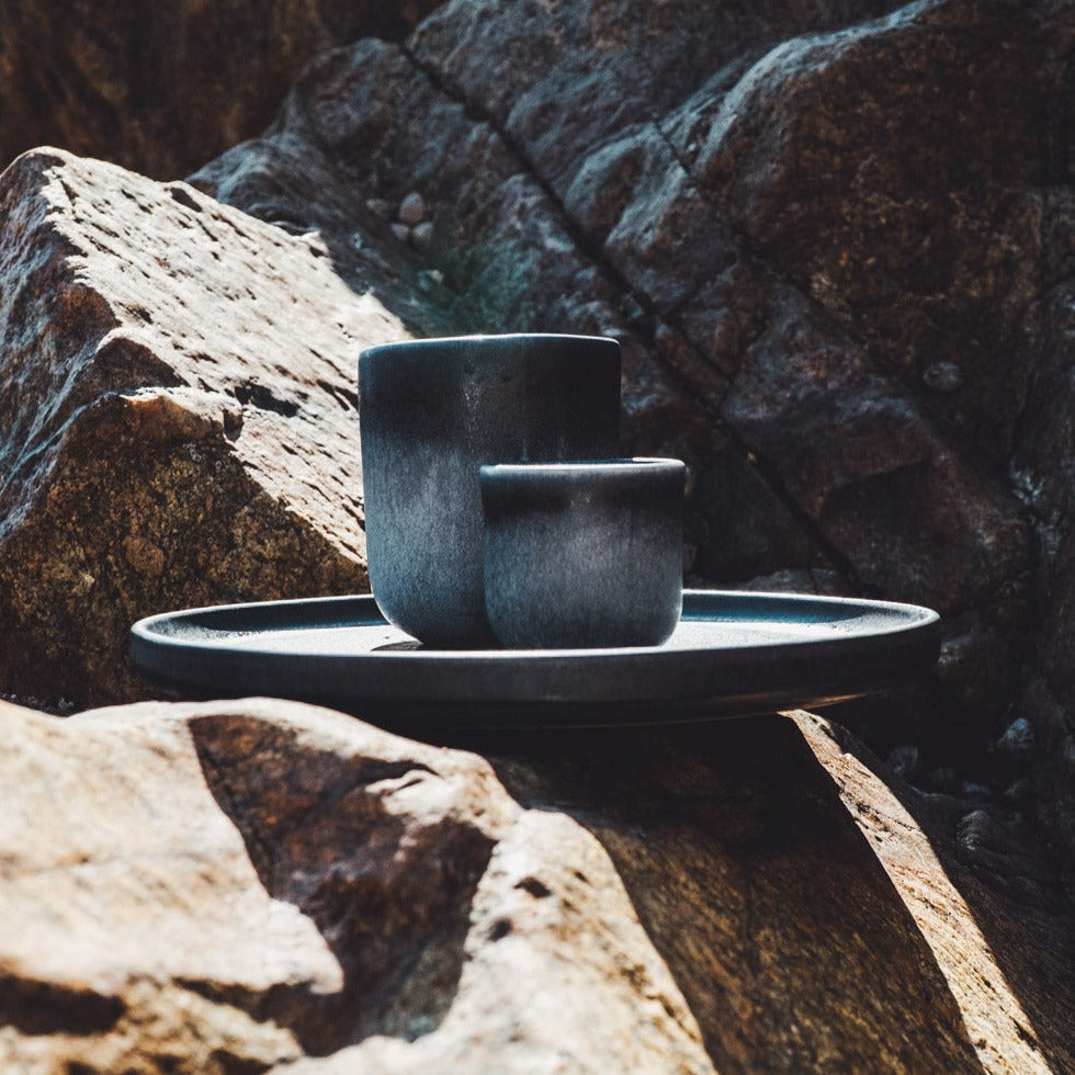 soñho Sombra Espressobecher grauschwarz