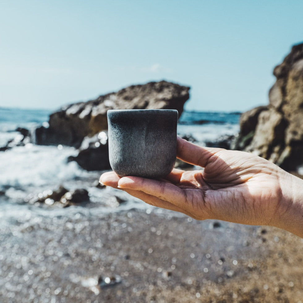 soñho Sombra Espressobecher grauschwarz