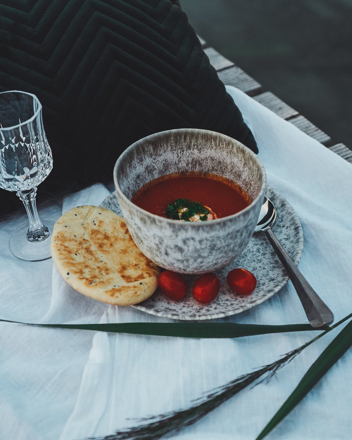 soñho Tempestade Suppenschale tief grau reaktiv