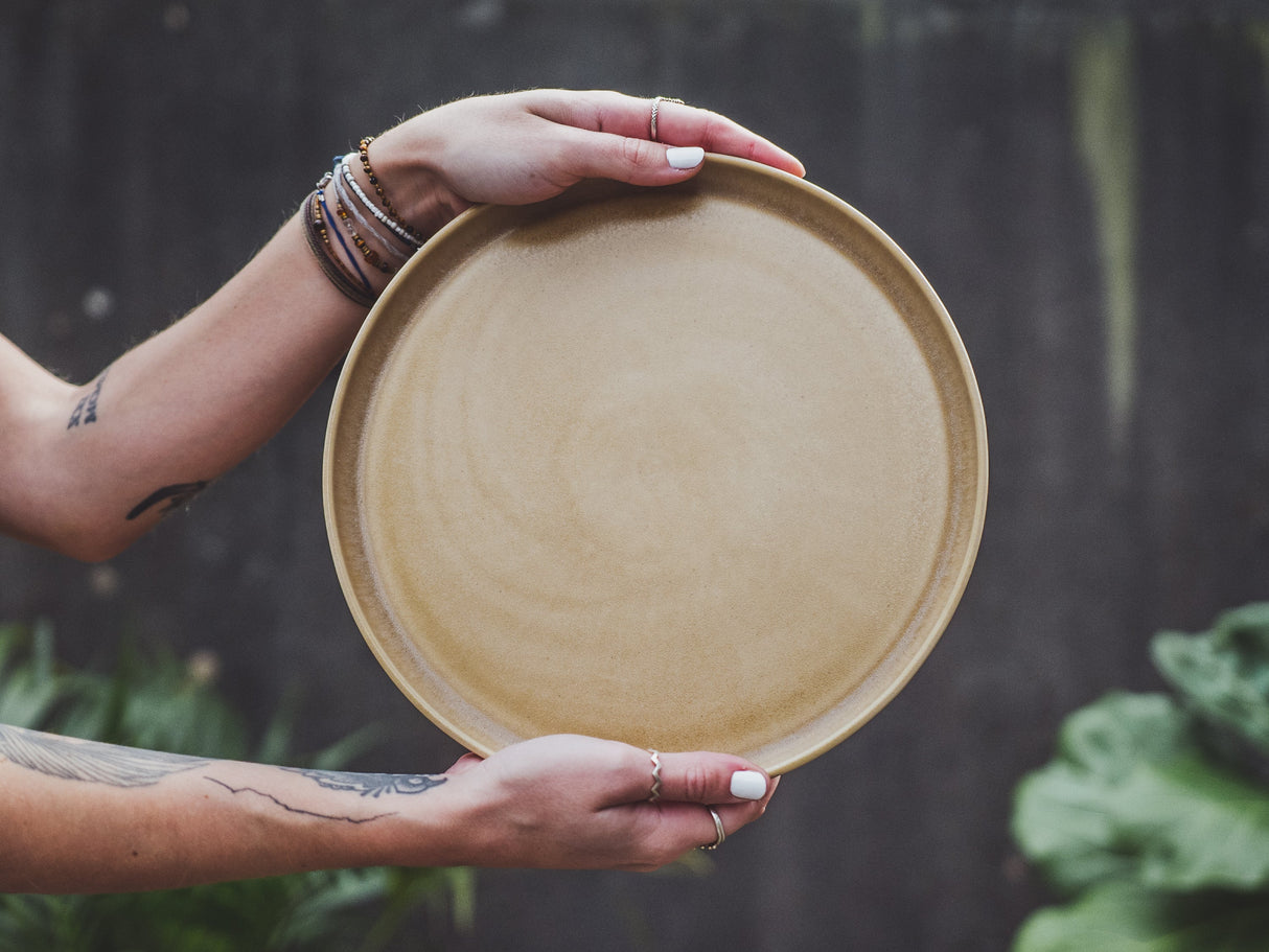 soñho Açafrão Teller gross Ø 26 ocker