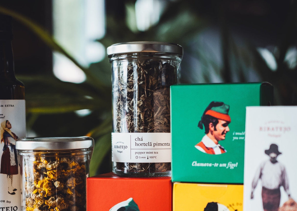 Ribatejo Pfefferminztee (Chá hortela pimenta)