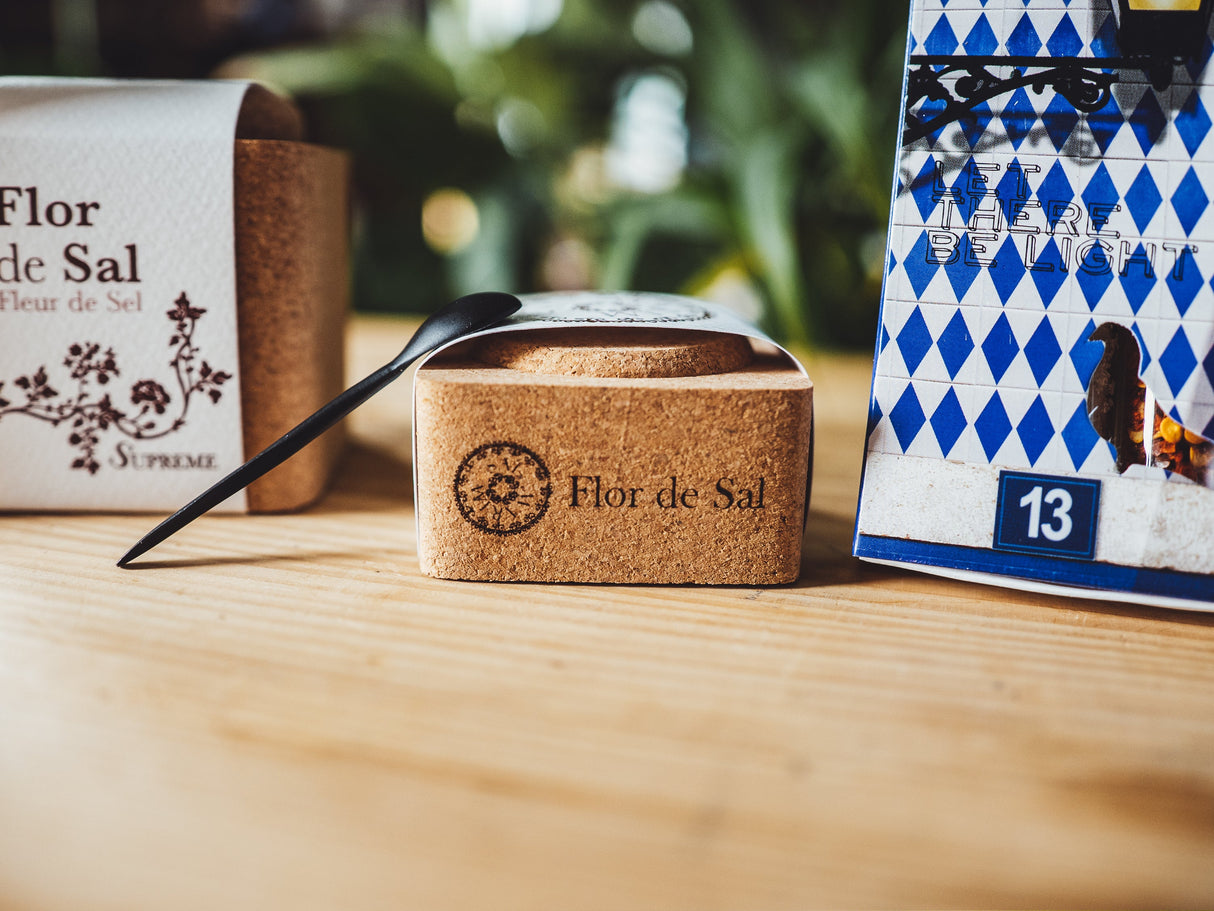 Salmarim Flor de sal im Mini-Kork-Behälter, 20 g