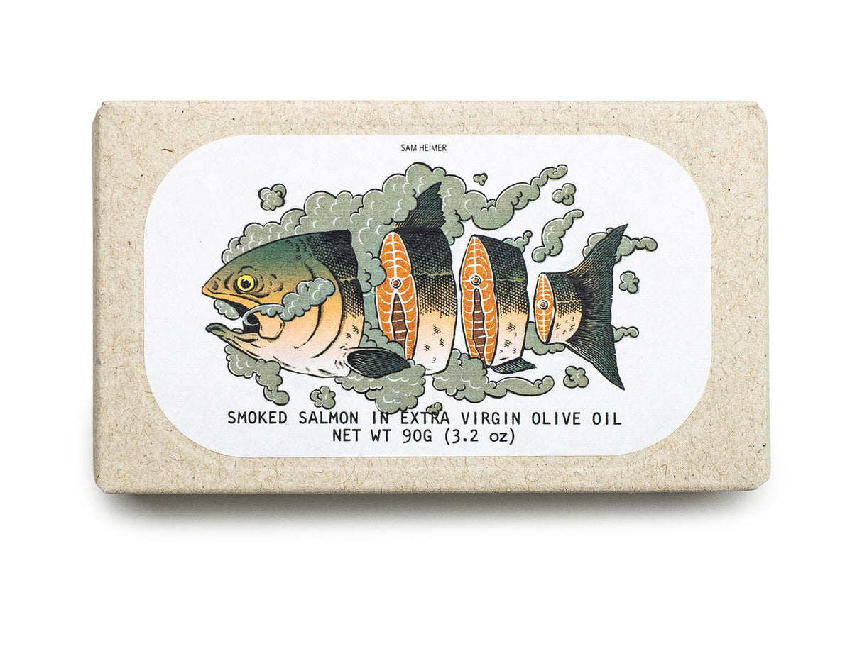 Jose Gourmet Räucherlachs in nativem Olivenöl, 90 gr