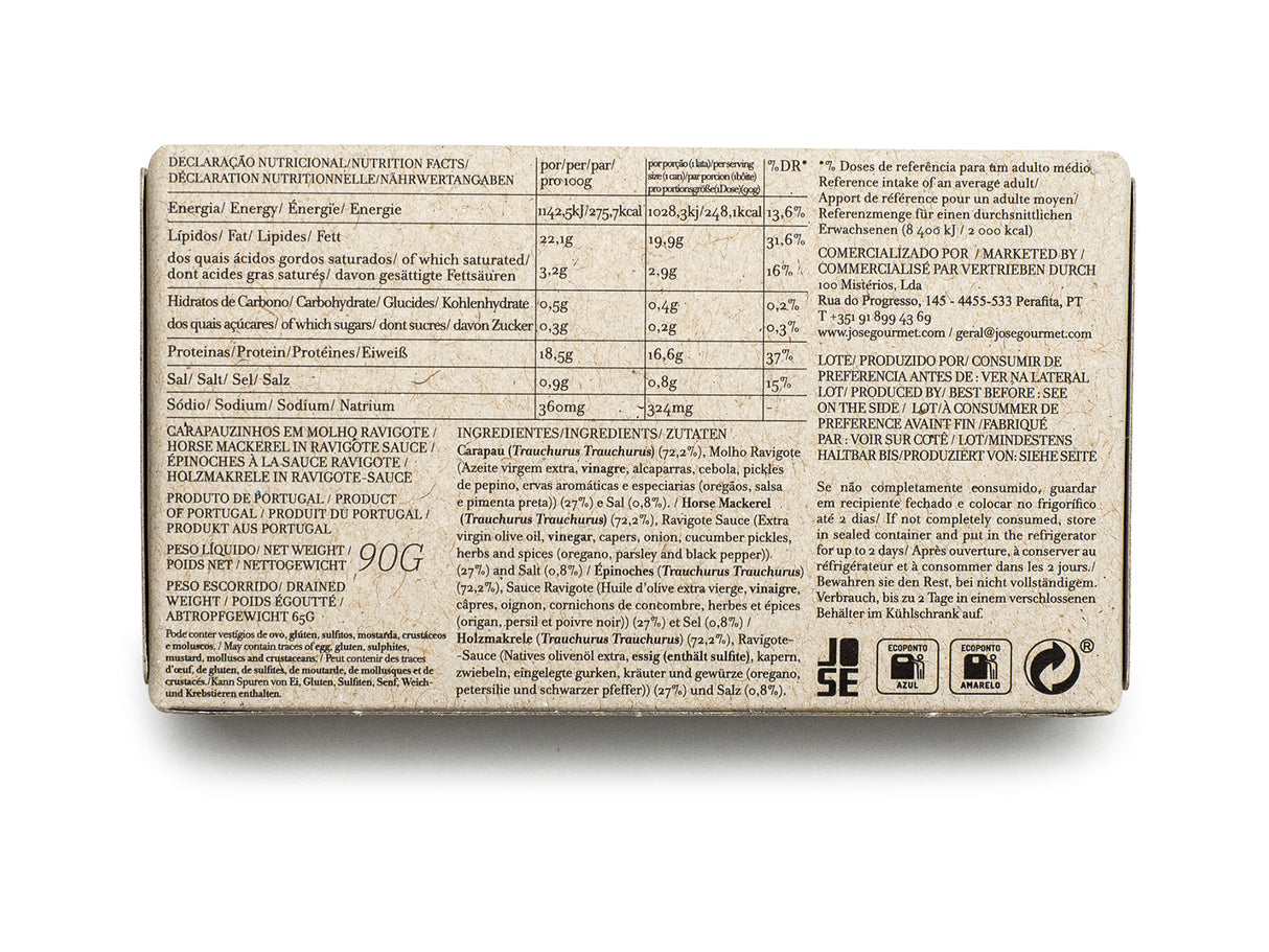 Jose Gourmet Stöcker in Ravigotte Sauce, 90 gr