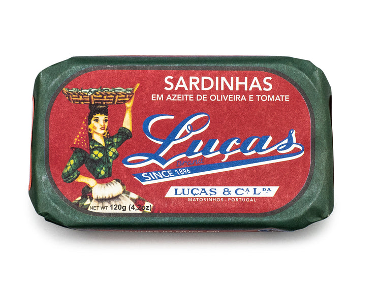 Luças Sardinen in Olivenöl & Tomaten, 120 gr