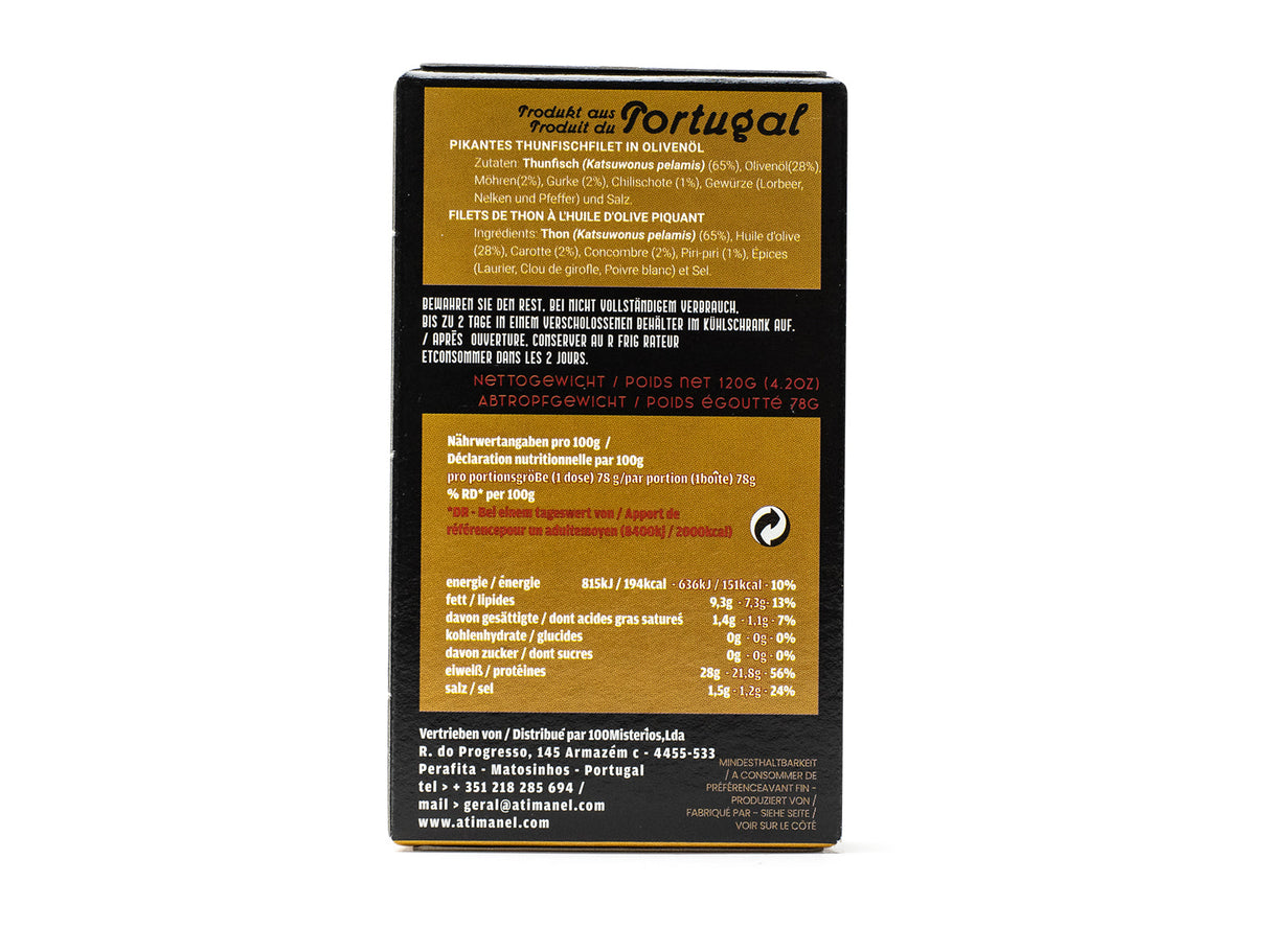 Jose Thunfisch in scharfem Olivenöl, 120 gr