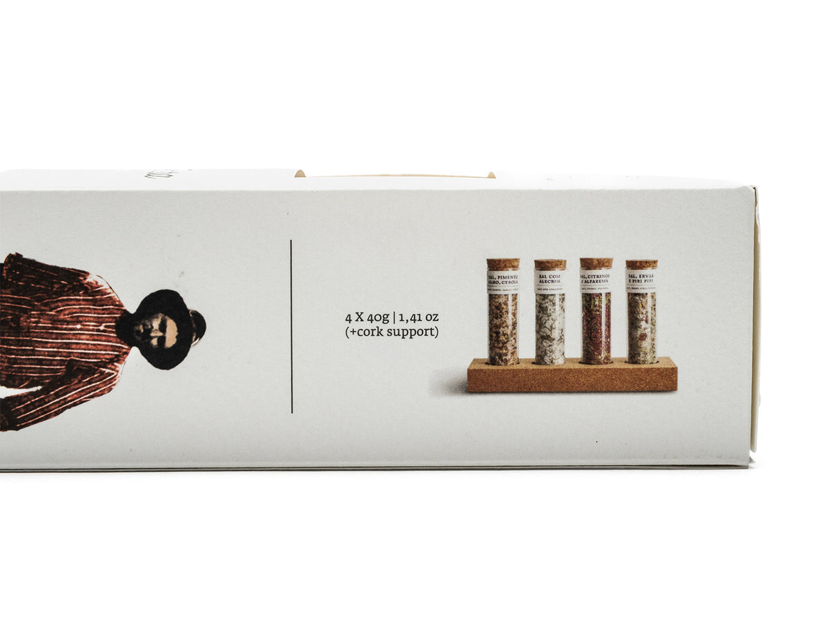 Ribatejo Sal da Terra mit Korkhalter, 4 x 40 gr
