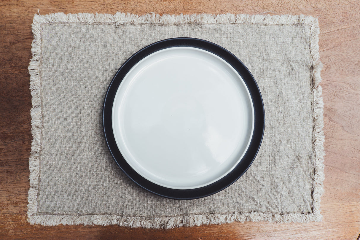 Casa de campo - Tischset 2-pack 35 x 50 natur mit Noite und Branco Tellern