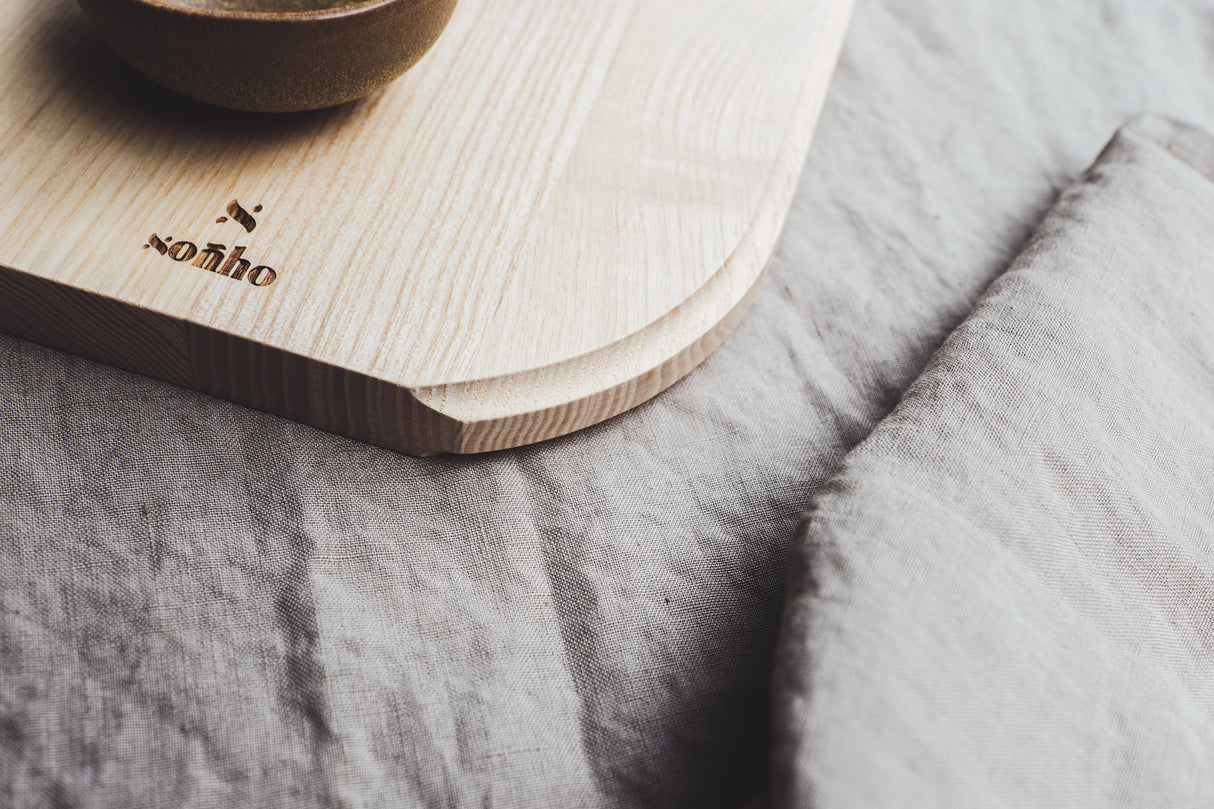 soñho Abraço Tischdecke 150 x 320 taupe