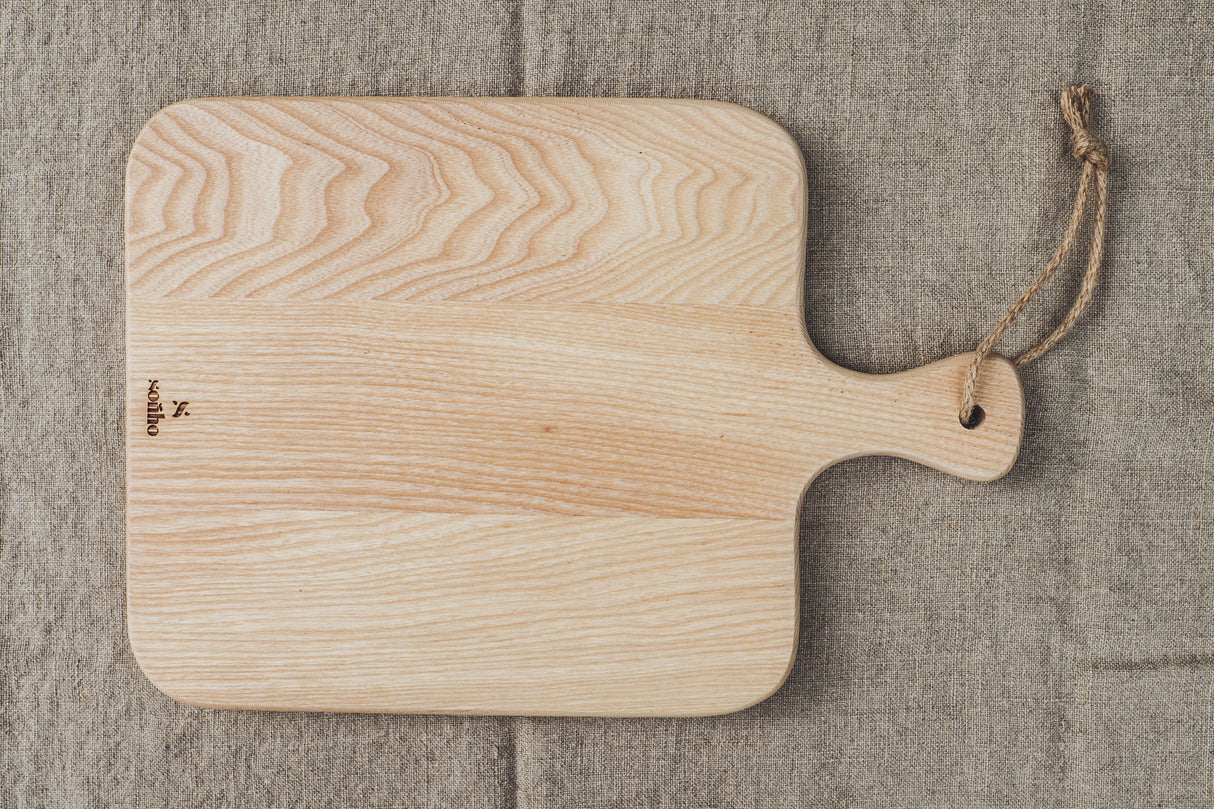 soñho Holz Schneidebrett mit Griff