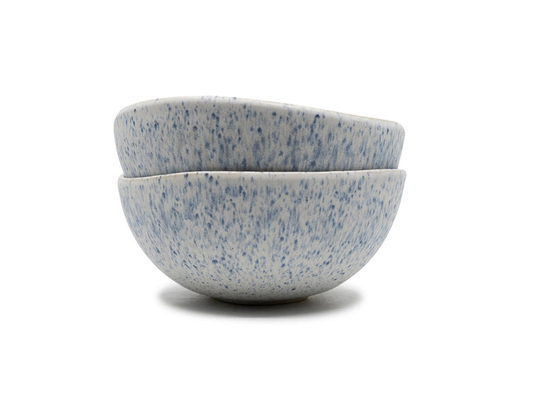 soñho Azul Manchado Müslischale blauweiss gesprenkelt