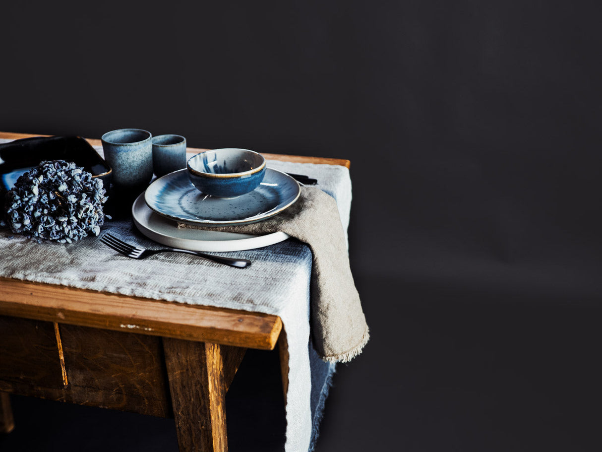 soñho Coral Azul Teller klein Ø 22 blauweiss reaktiv