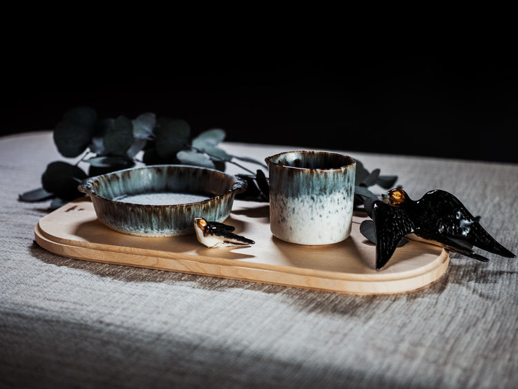 soñho Anoitecer Milchkännchen grauweiss gesprenkelt