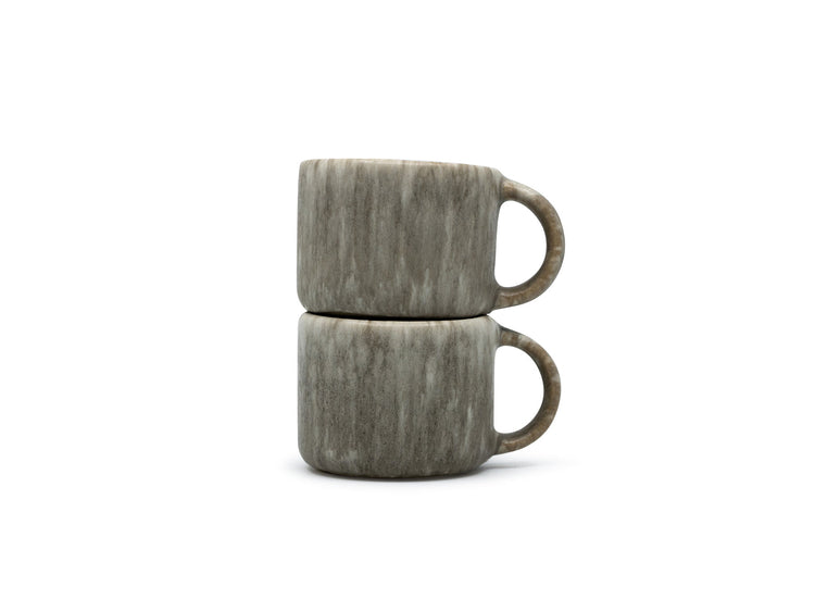 soñho Barrento Espressotasse mit Henkel taupe reaktiv