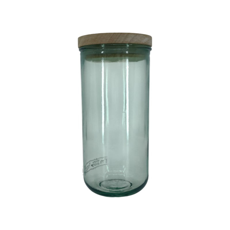 soñho Alta Vorratsglas mit Holzdeckel 820 ml grün