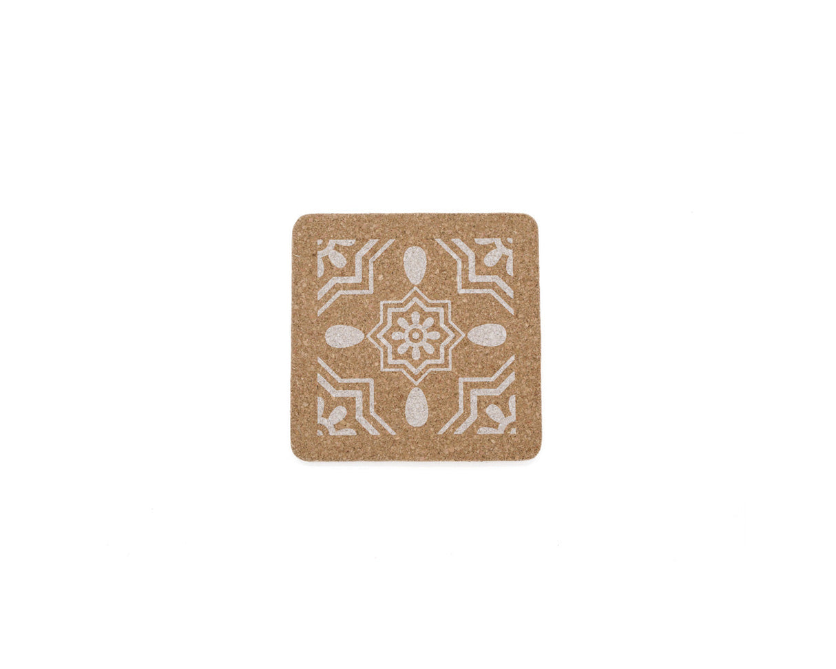 soñho Cortiça Azulejo Kork Topfuntersetzer 3er Set, 19 x 19 cm