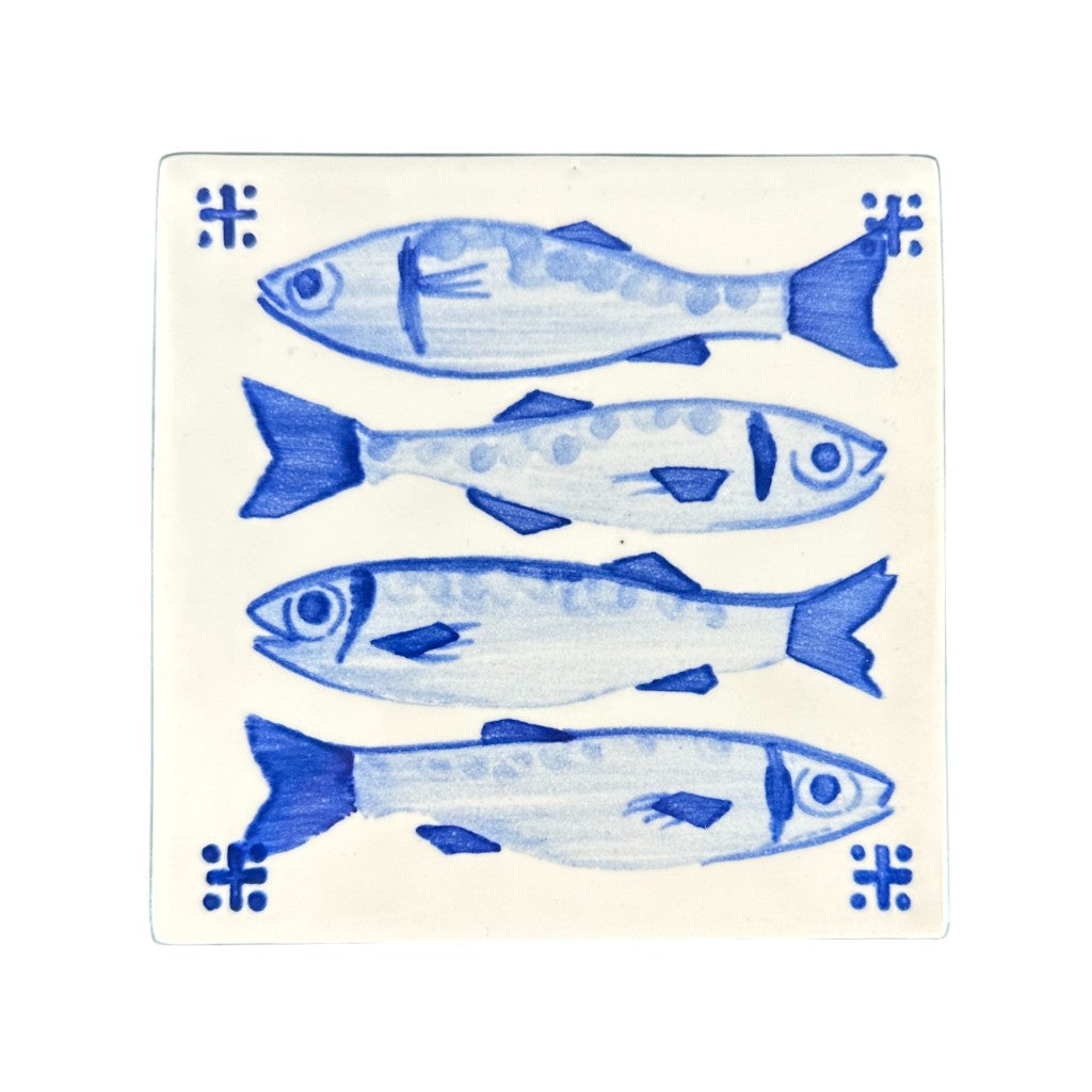 soñho Azulejo Sardinhas - Untersetzer 13 cm