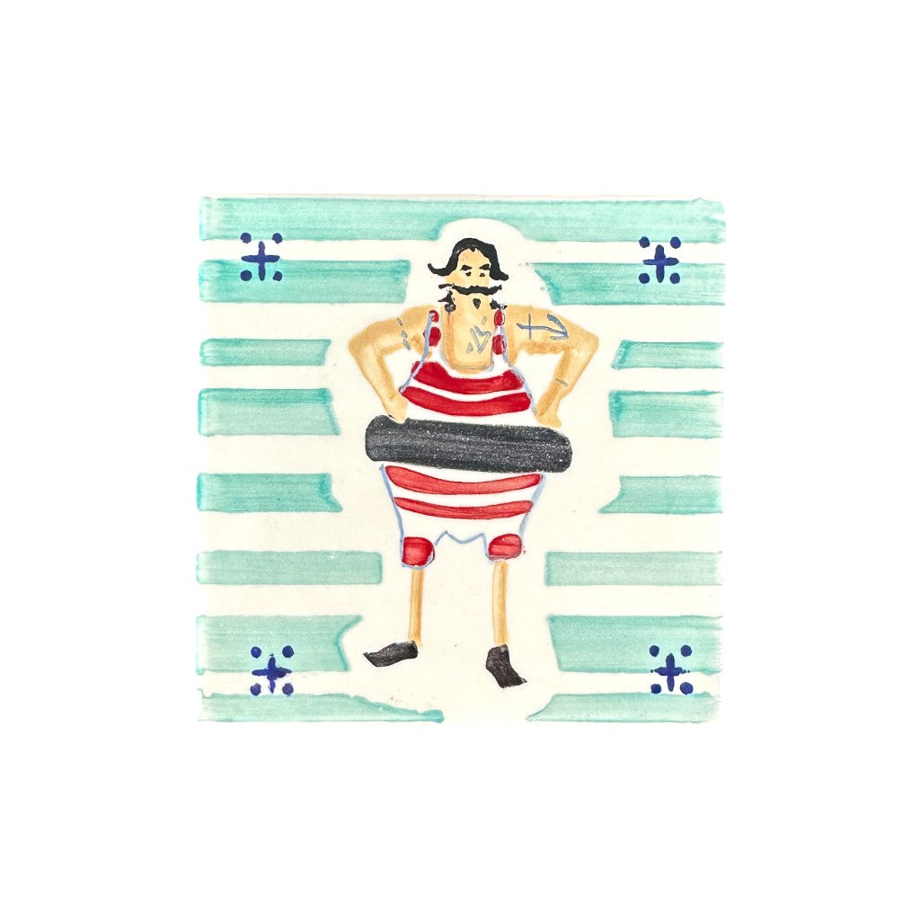 soñho Azulejo Homem Untersetzer, 10 x 10 cm