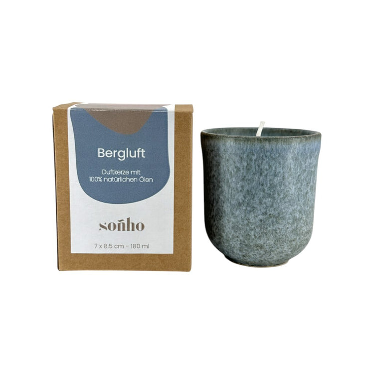 soñho - Duftkerze Bergluft, gross