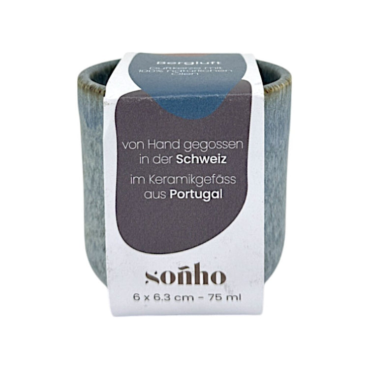 soñho - Duftkerze Bergluft, mittel