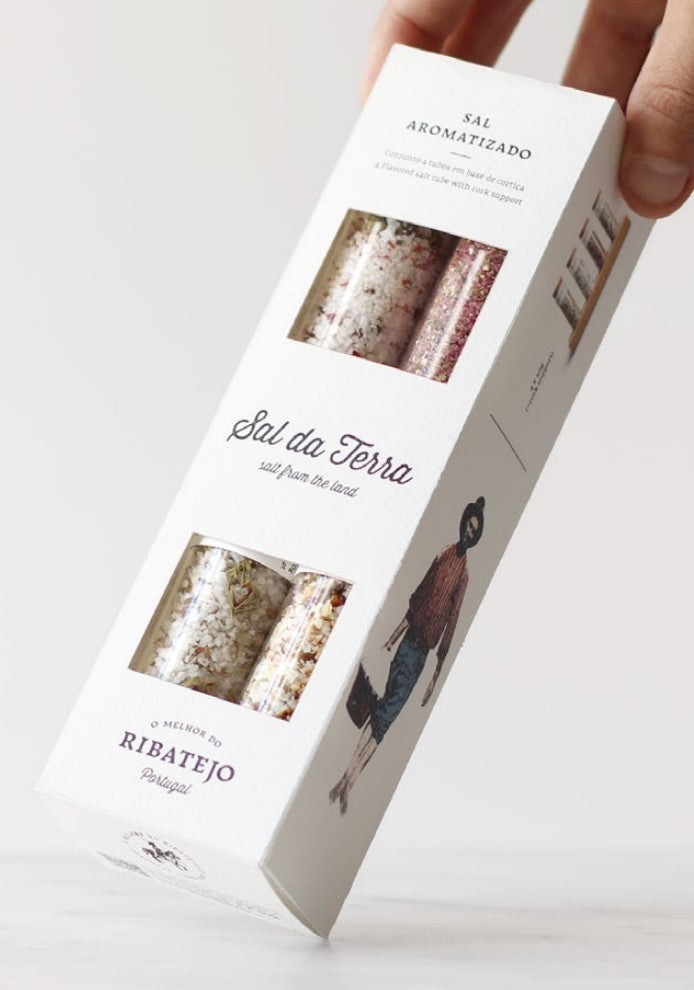 Ribatejo Sal da Terra mit Korkhalter, 4 x 40 gr