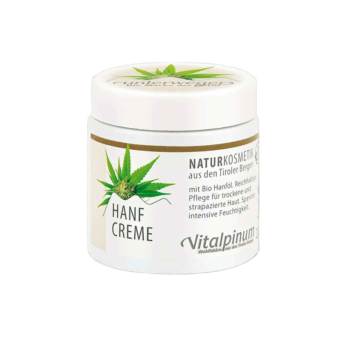 Unterweger Hanf Pflegecreme, 100ml