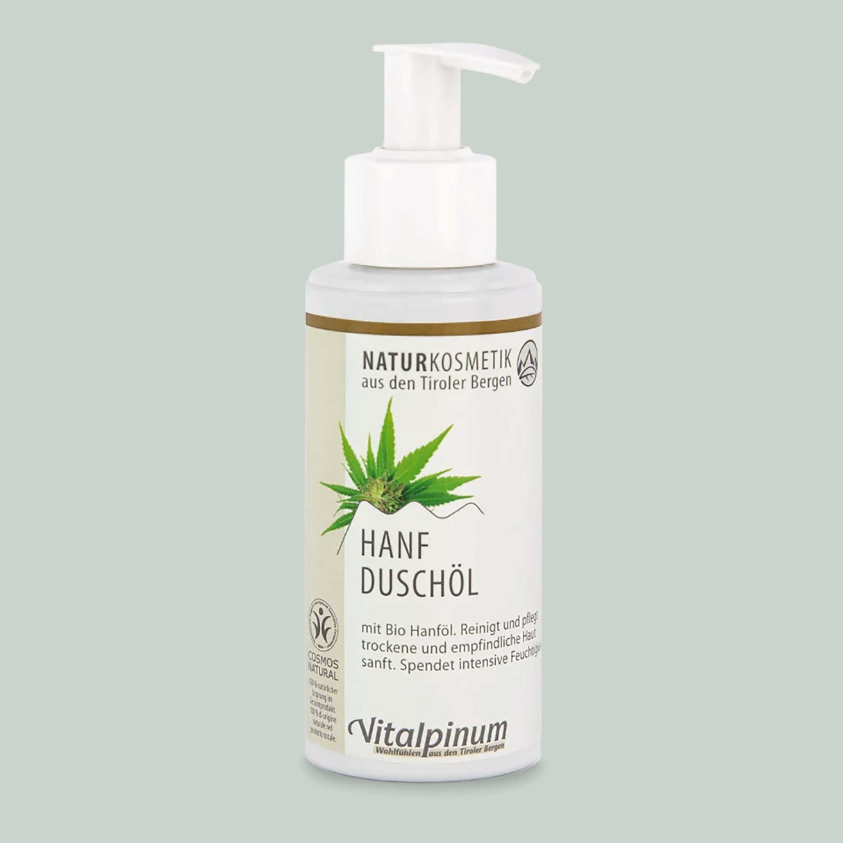 Unterweger Hanf Duschöl 140ml – Naturkosmetik mit Hanföl für trockene & empfindliche Haut