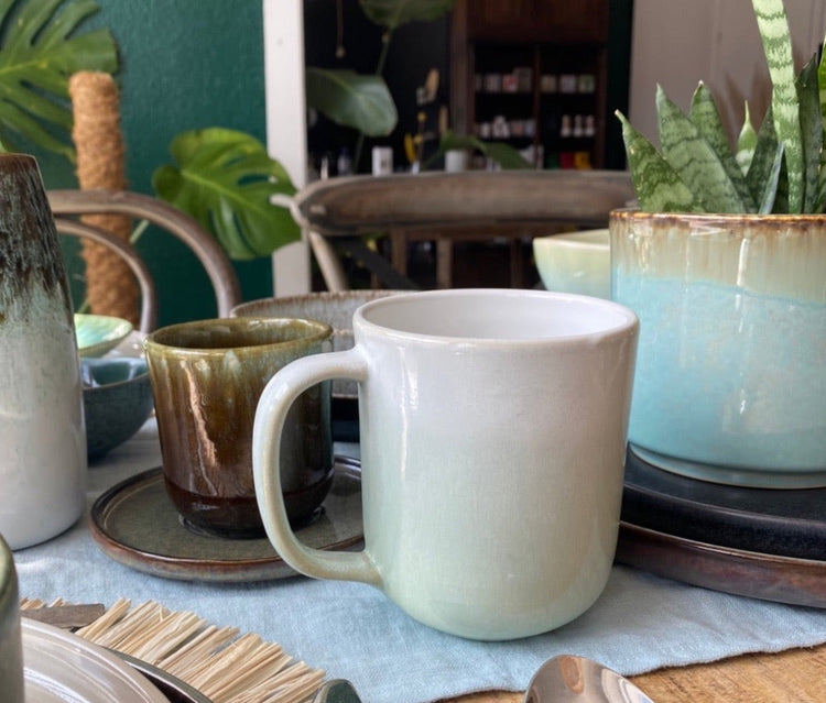 Aguarela Verde Tasse mit Henkel