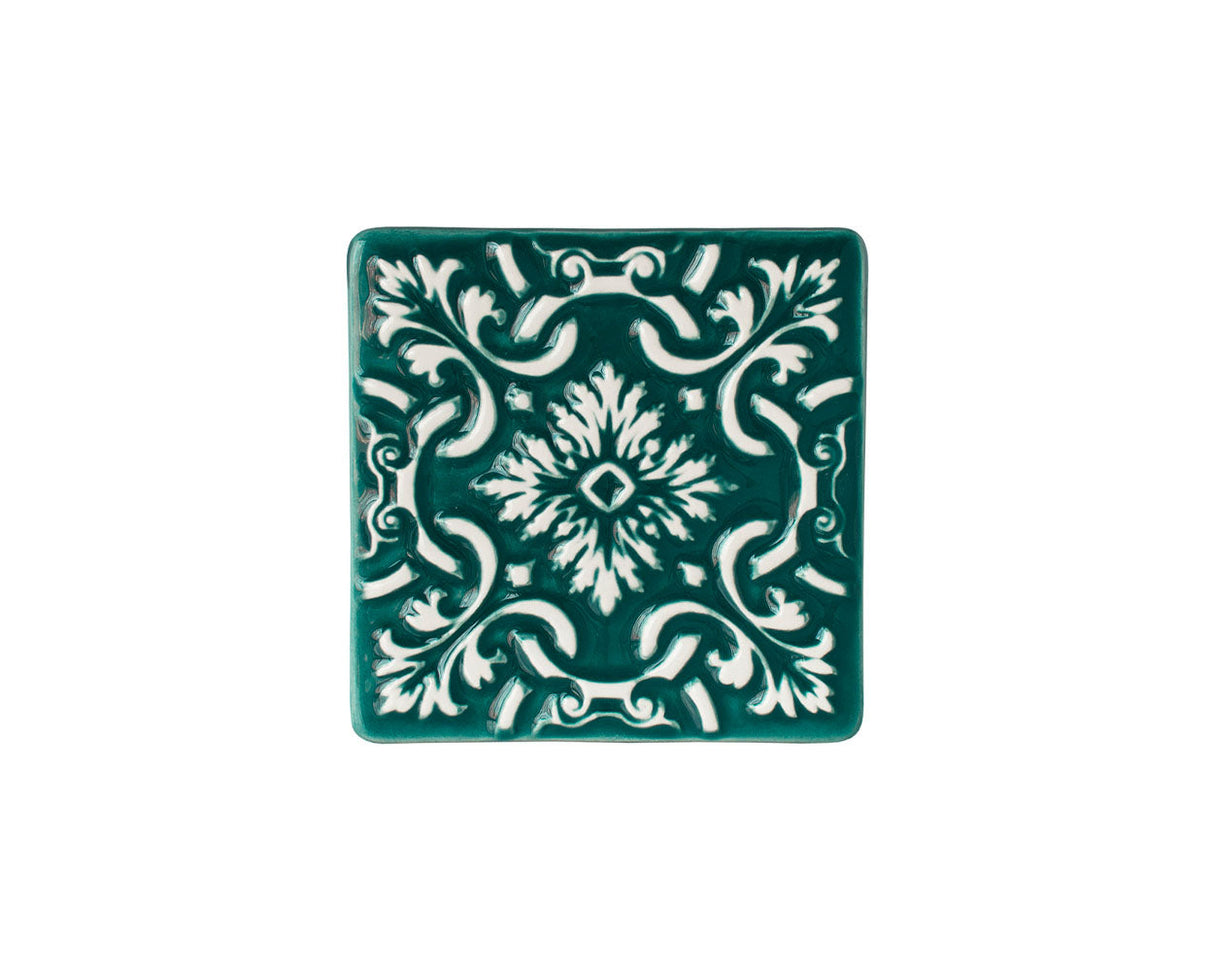Companhia Atlântica Azulejo Verde-Esmeralda Untersetzer 10 cm